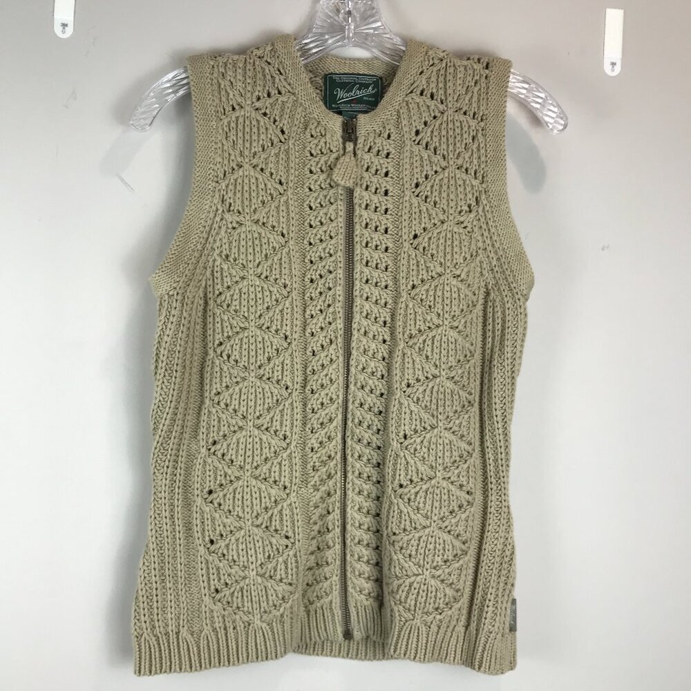 Women's Size S Woolrich full zip cotton Vest Size S